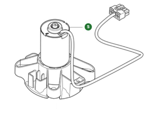 Klippmotor främre Gardena Sileno Max, Sileno Free i gruppen  hos Entreprenadbutiken (5466779-02)