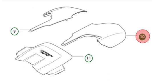 COVER TOP - RIGHT ORANGE i gruppen  hos Entreprenadbutiken (5472741-01)