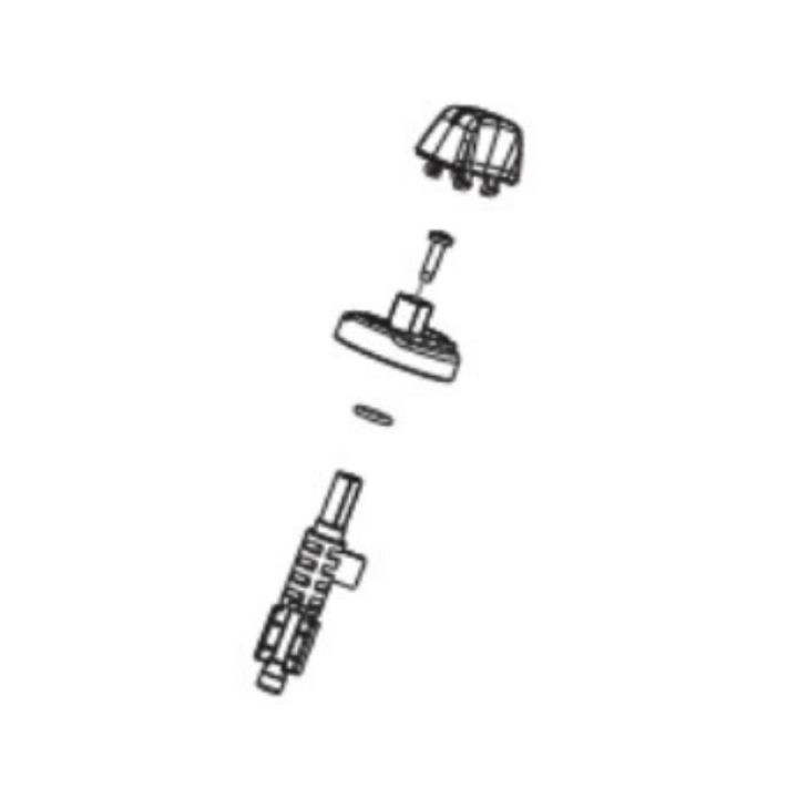 SWITCH KNOB AXLE AND O-RING i gruppen  hos Entreprenadbutiken (5473679-01)