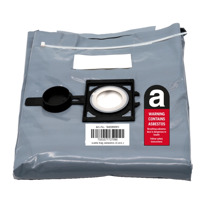 Waste bag asbestos | de35 5pcs i gruppen hos Entreprenadbutiken (5482890-01)
