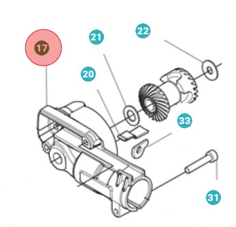 Ousing Assy A Spare Part i gruppen  hos Entreprenadbutiken (5484520-01)