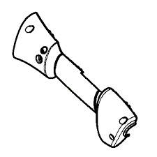 Handtagshalva Höger Orange i gruppen  hos Entreprenadbutiken (5747021-01)