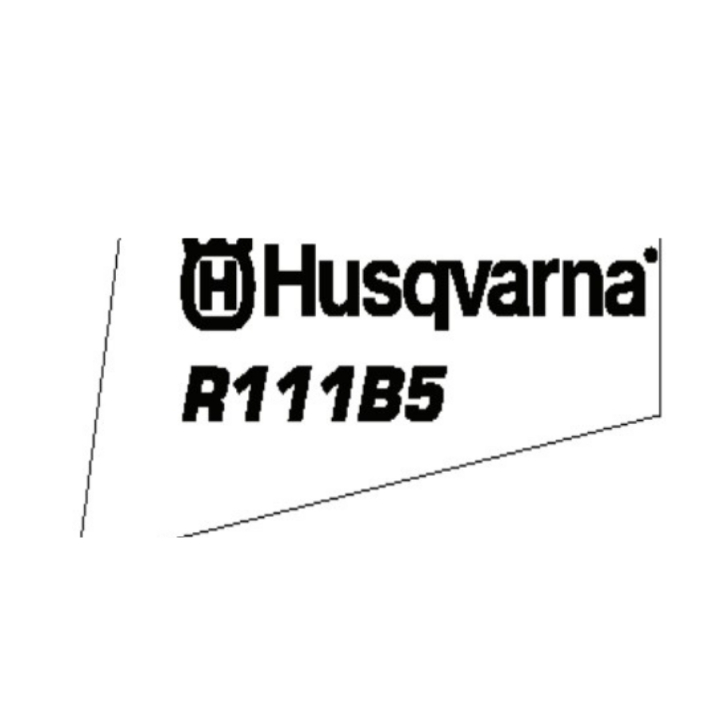 Dekal Husqvarna R111B5 i gruppen  hos Entreprenadbutiken (5752531-02)
