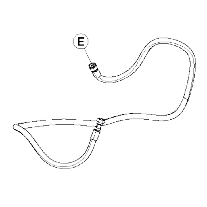 Hydraulic Hose 3/8 Lifting Un i gruppen  hos Entreprenadbutiken (5758754-02)