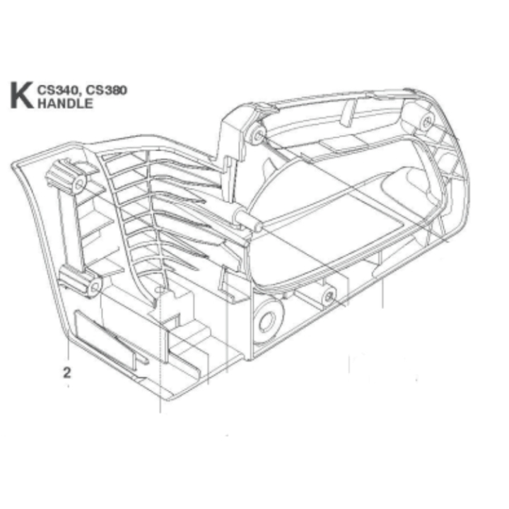 Handtag Bakre i gruppen hos Entreprenadbutiken (5760255-01)