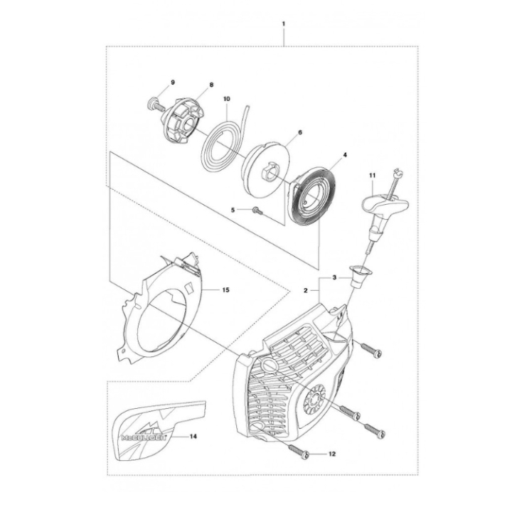 Startapparat Kpl i gruppen  hos Entreprenadbutiken (5762742-03)