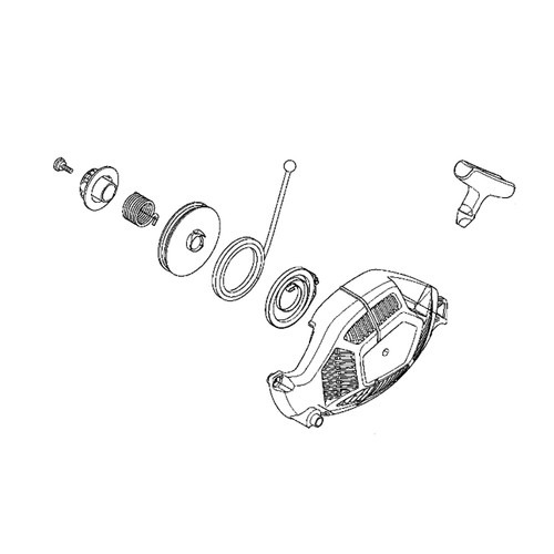 Startapparat Husqvarna 439 i gruppen  hos Entreprenadbutiken (5793098-01)