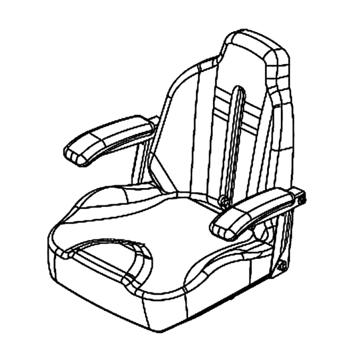 Seat assy spare/upgrade Z400X i gruppen hos Entreprenadbutiken (5798661-07)