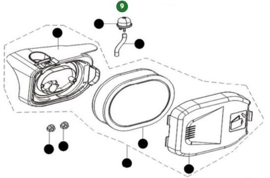 Fuel Tank 50 State.2.7L Sk2082 i gruppen  hos Entreprenadbutiken (5803527-01)