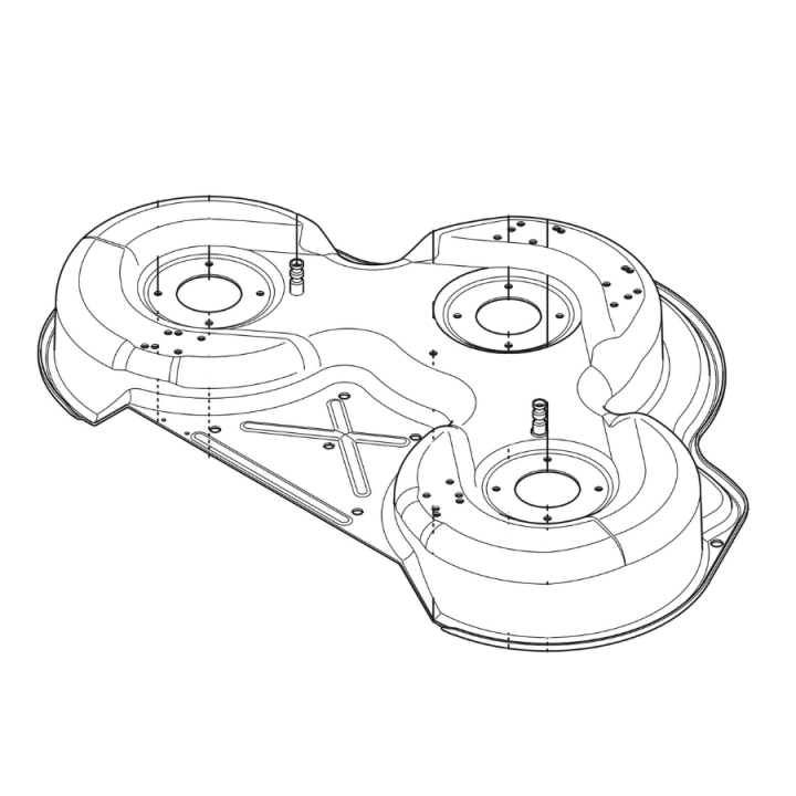 Deck Shell Assy Combi 94 Blac i gruppen hos Entreprenadbutiken (5811176-12)