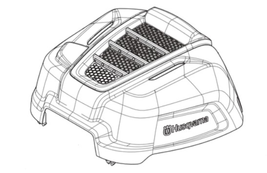 COVER CMPL ENGINE HOOD HUSQVARNA i gruppen  hos Entreprenadbutiken (5816138-02)