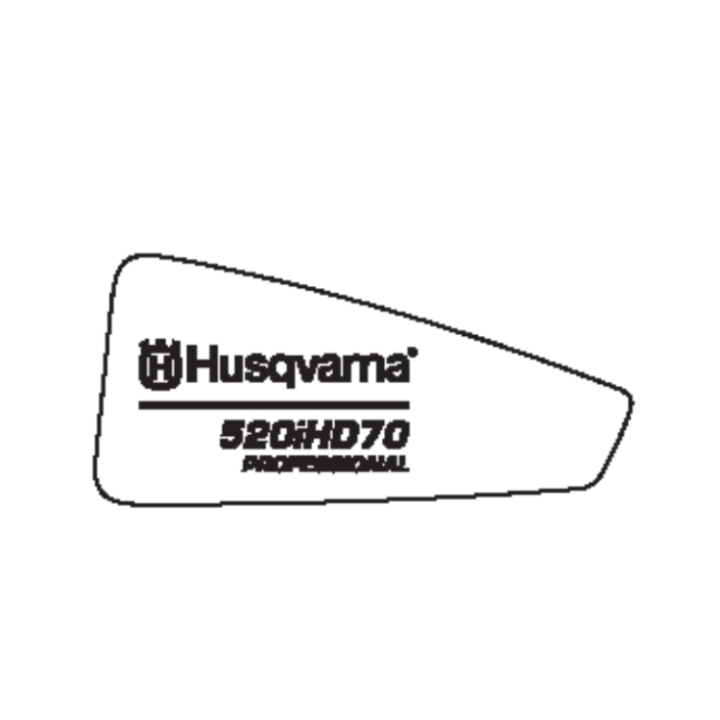 Decal Product Left 520Ihd70 i gruppen  hos Entreprenadbutiken (5816628-06)