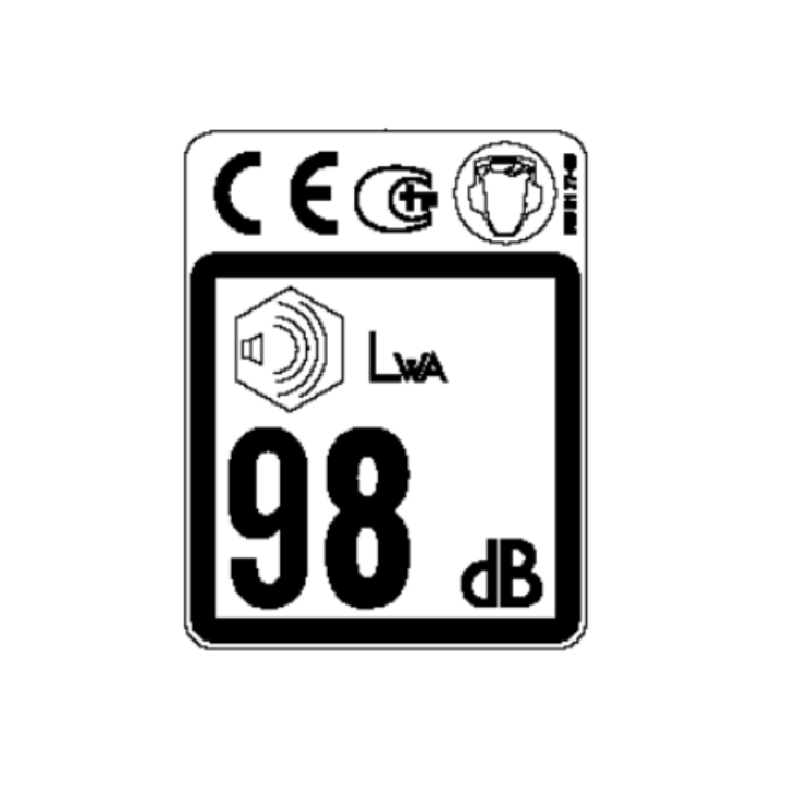 Label Combi Eu/Aus 102 Db i gruppen hos Entreprenadbutiken (5817840-08)