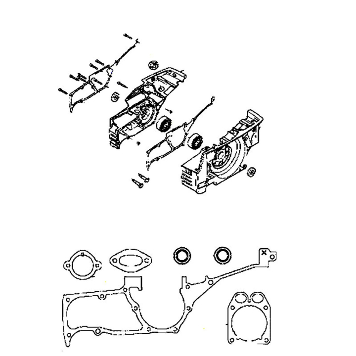 Crankcase Kit Spare Part K1270 i gruppen  hos Entreprenadbutiken (5824150-04)