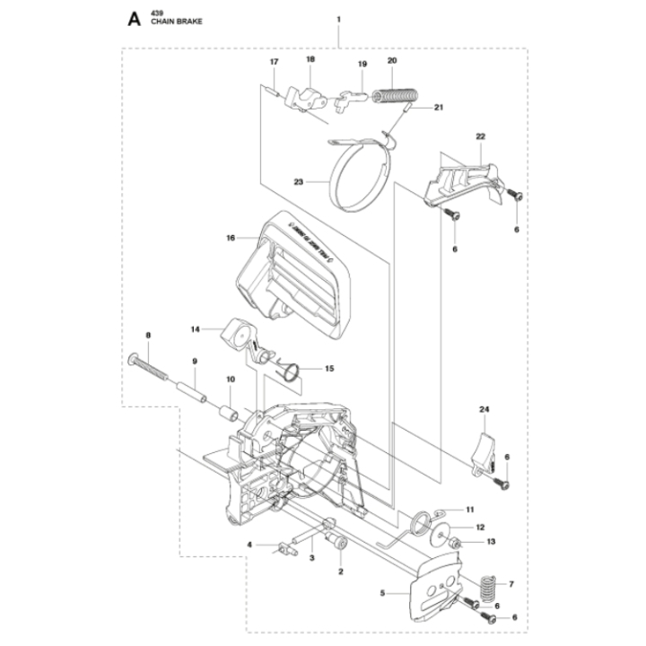 Clutch Cover Assy 439 i gruppen  hos Entreprenadbutiken (5851350-01)