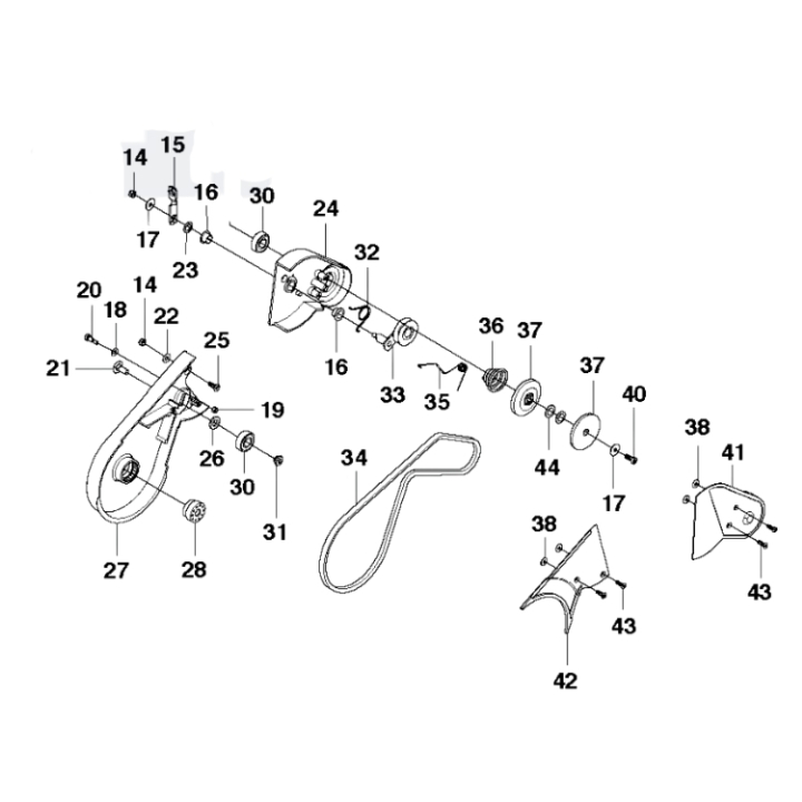 Transmission Kit Collector Hus i gruppen  hos Entreprenadbutiken (5851927-03)