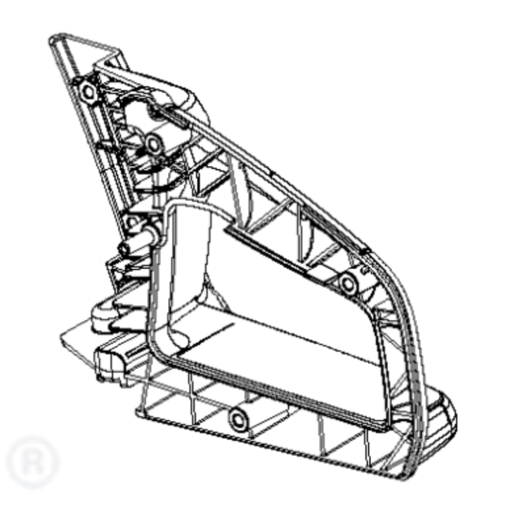 Handle Rear Black i gruppen  hos Entreprenadbutiken (5854356-01)