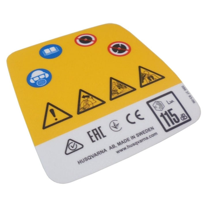 Decal Warning i gruppen  hos Entreprenadbutiken (5863793-09)