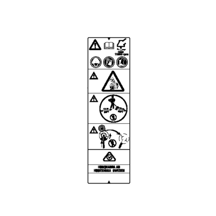 DECAL WARNING i gruppen  hos Entreprenadbutiken (5873626-01)