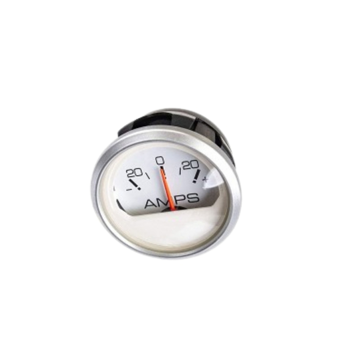 GAUGE AMMETER, PRIME SILVER BE i gruppen  hos Entreprenadbutiken (5875539-06)