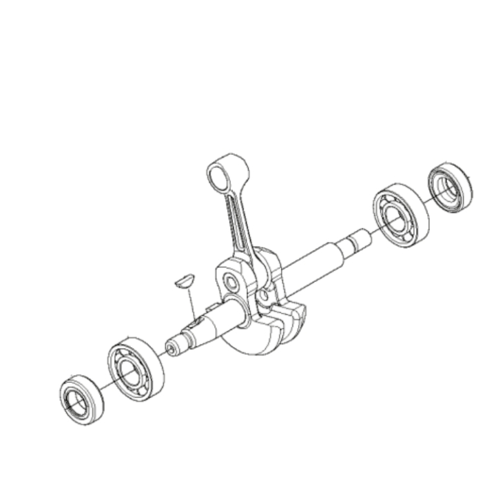 Kit Vevaxel Med Lager i gruppen  hos Entreprenadbutiken (5880983-01)
