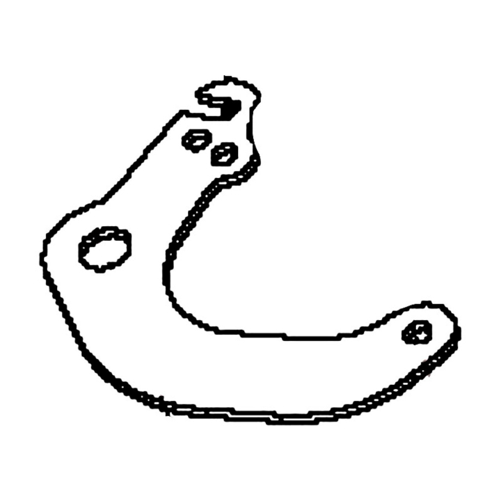 Bellcrank Drive Black Zinc Pla i gruppen  hos Entreprenadbutiken (5892899-02)