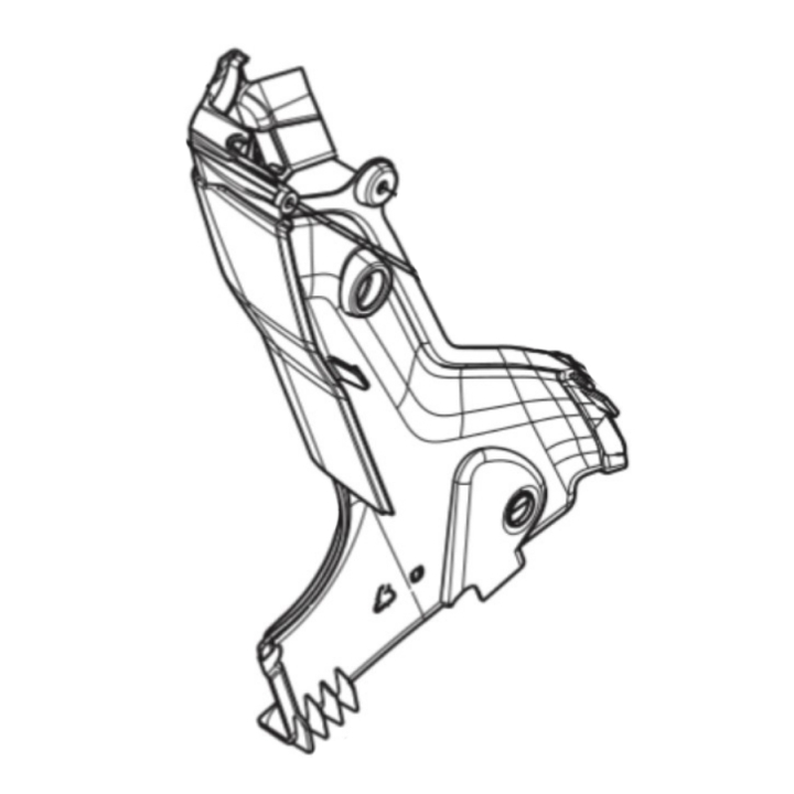 Cover Steering Column, Left i gruppen  hos Entreprenadbutiken (5894976-01)