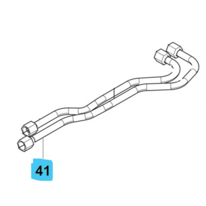 Hydraulisk Pipe För Vfmu i gruppen  hos Entreprenadbutiken (5895618-01)