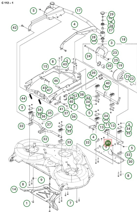 Crossbar Front Gray i gruppen hos Entreprenadbutiken (5900813-02)