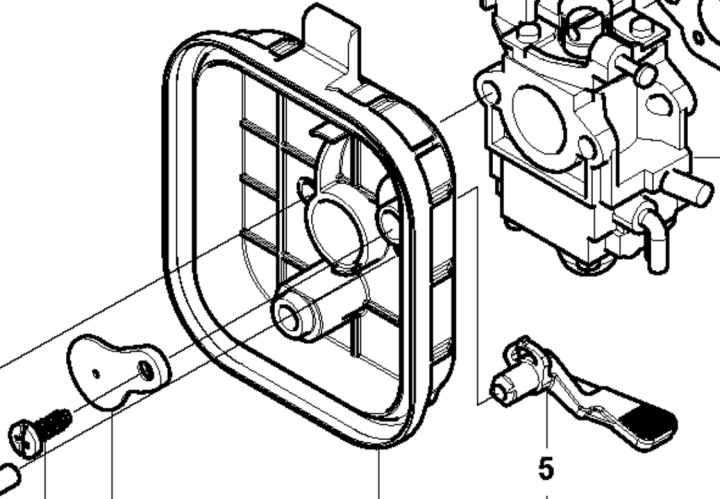 Luftfilterhållare Komplett i gruppen  hos Entreprenadbutiken (5905794-01)