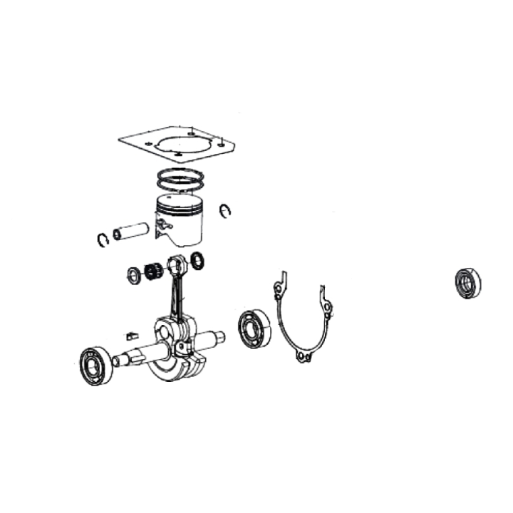 Crankshaft Kit Rotating Assemb i gruppen  hos Entreprenadbutiken (5907213-01)