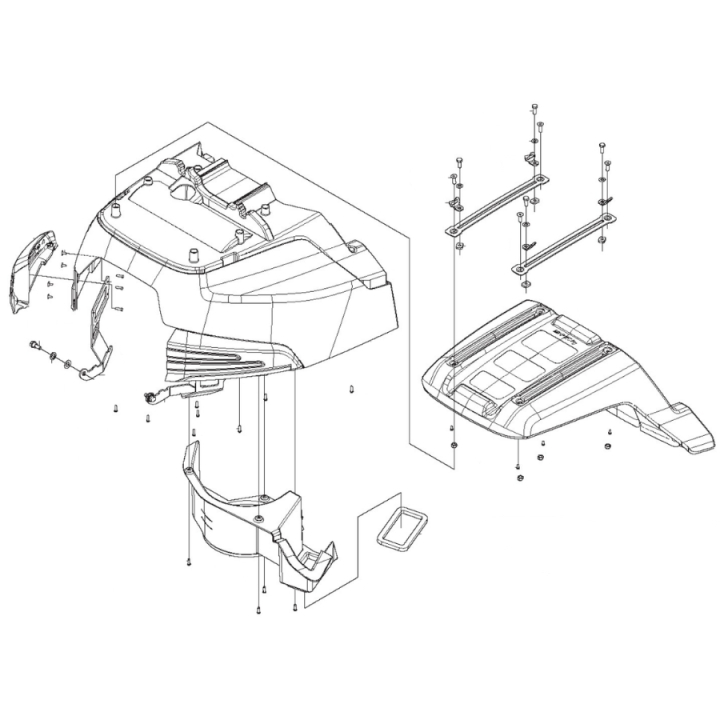 Hood Assy R420Tsx Awd i gruppen  hos Entreprenadbutiken (5909009-01)