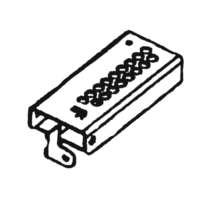 Height adjuster bracket, weldm i gruppen  hos Entreprenadbutiken (5909343-02)