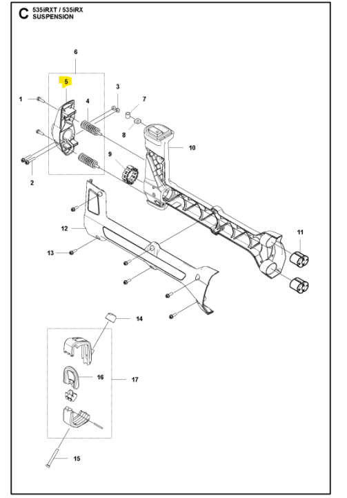 Holder Antivibration i gruppen  hos Entreprenadbutiken (5913735-01)