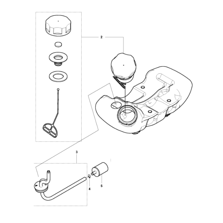 Bränsletank Komplett i gruppen  hos Entreprenadbutiken (5926136-02)