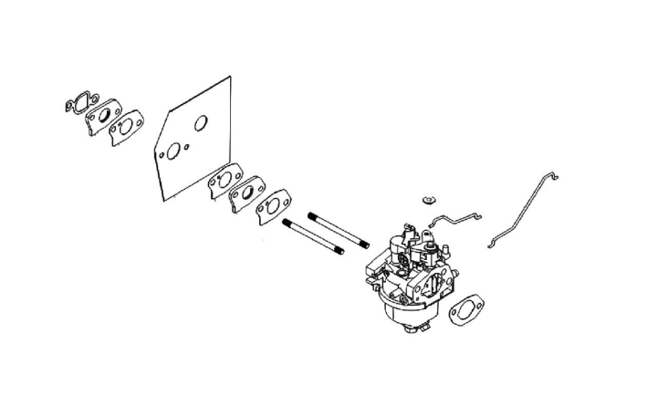 Carburettor Kit Rv175 Carburet i gruppen  hos Entreprenadbutiken (5930582-01)