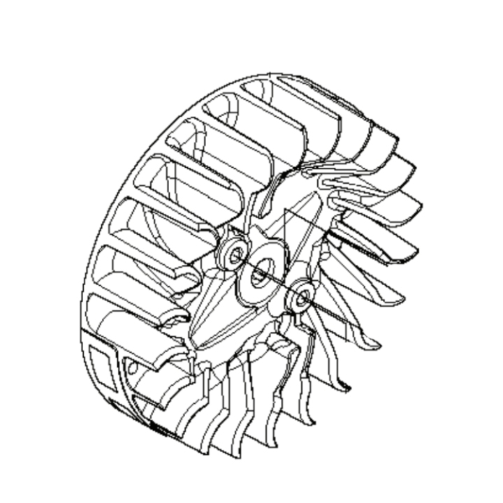 Svänghjul Husqvarna 592XPG i gruppen  hos Entreprenadbutiken (5932399-02)