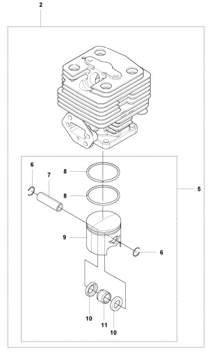 Cylinder Kit i gruppen  hos Entreprenadbutiken (5933050-01)