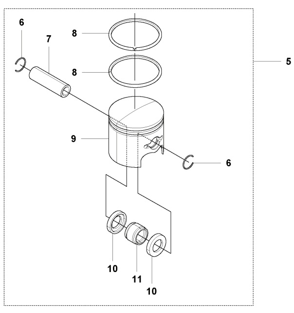 Kolv Komplett i gruppen  hos Entreprenadbutiken (5933051-01)