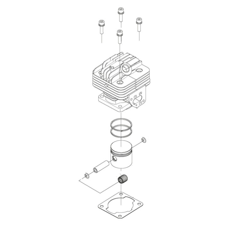 Cylinder Assy 33R/31R i gruppen  hos Entreprenadbutiken (5936363-01)