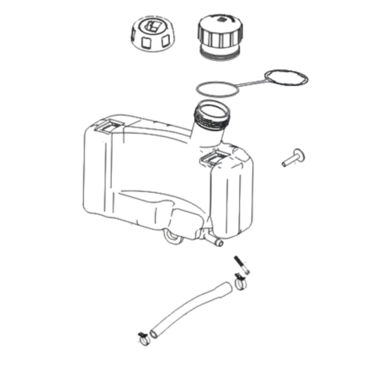 Fuel Tank Rato 175 i gruppen  hos Entreprenadbutiken (5949840-01)