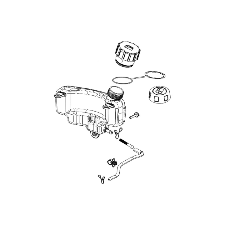 Fuel Tank Rato 120 i gruppen hos Entreprenadbutiken (5949844-01)
