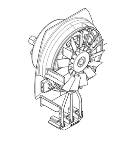MOTOR ASSY ADAPTER SPARE PART i gruppen  hos Entreprenadbutiken (5950107-09)