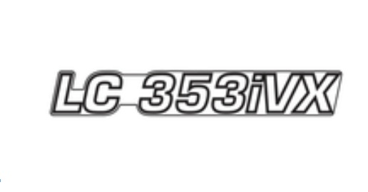 DECAL MODEL DECAL LC353IVX i gruppen  hos Entreprenadbutiken (5950845-01)
