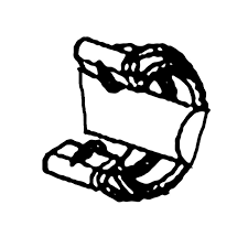 Clip Convoluted Tube, 1/4 Blac i gruppen  hos Entreprenadbutiken (5952717-01)