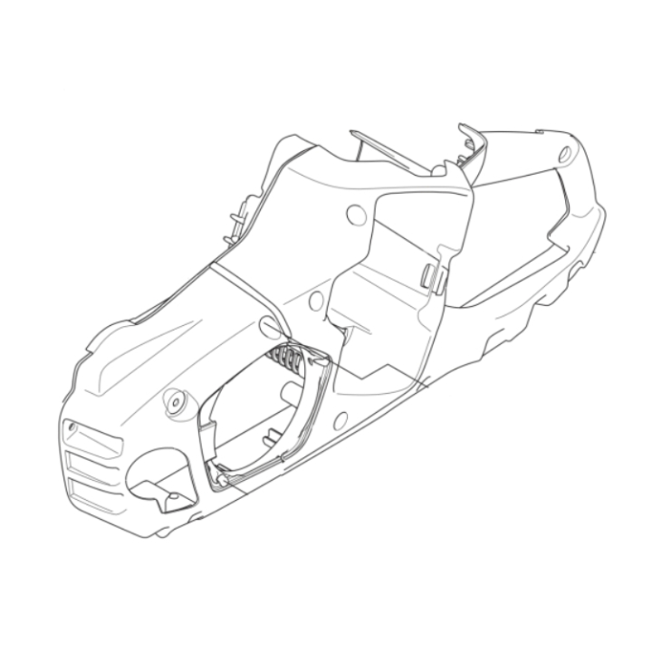 Chassis Flywheel Side i gruppen hos Entreprenadbutiken (5953113-01)