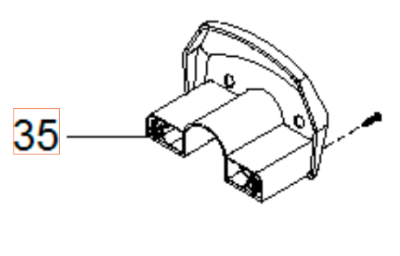 Bracket Hose Hook Dark Grey i gruppen  hos Entreprenadbutiken (5960244-01)