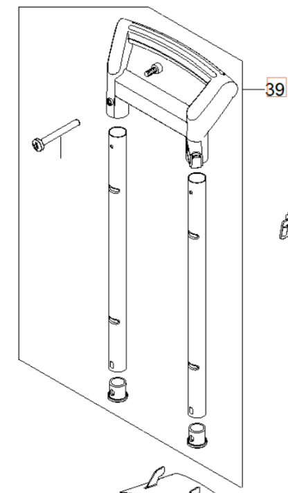 Bracket Handle Kit i gruppen  hos Entreprenadbutiken (5960260-01)