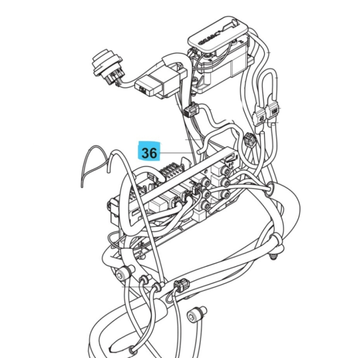 Wiring Assy Power Supply W122 i gruppen  hos Entreprenadbutiken (5960280-08)