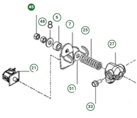 HEXAGON NUT HEXAGON NUT i gruppen  hos Entreprenadbutiken (5960409-01)
